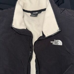 The North Face Black Jacket with White Lining